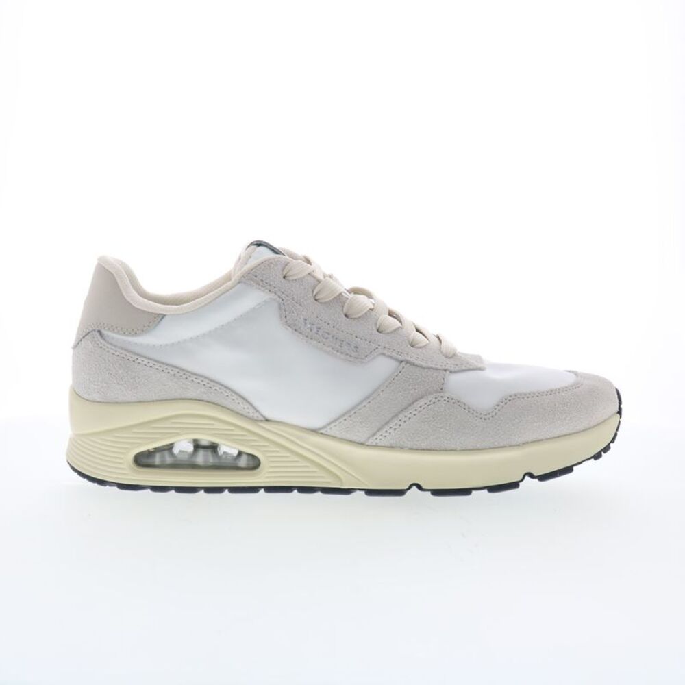 Skechers Mens UNO - Vintage Dayz White Shoes (NWT) - Picture 1 of 7